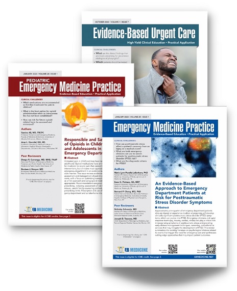 3 FREE additional months to your EB Medicine Subscription